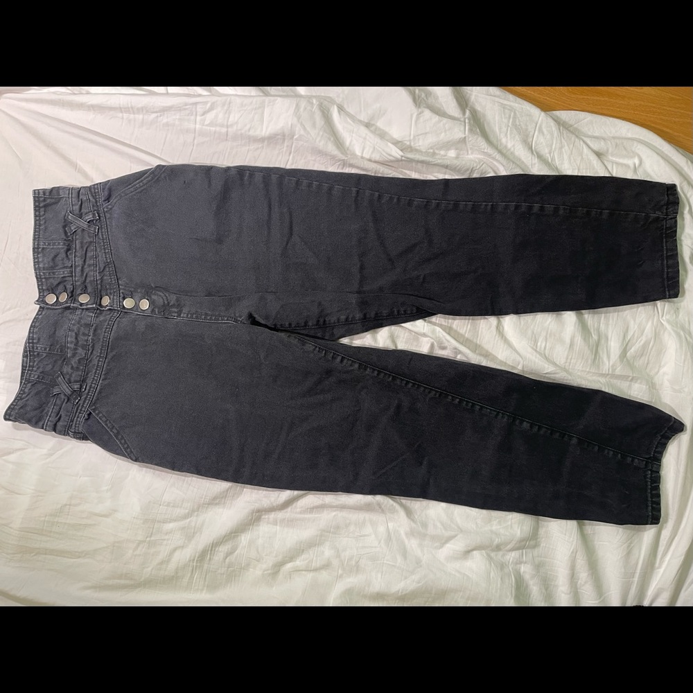 Nasty Gal corset mom jeans